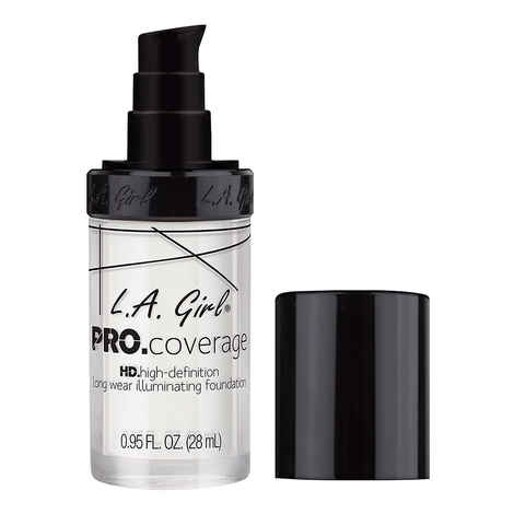 Buy L.A. Girl pro Coverage HD Foundation - White 28 ml - Purplle
