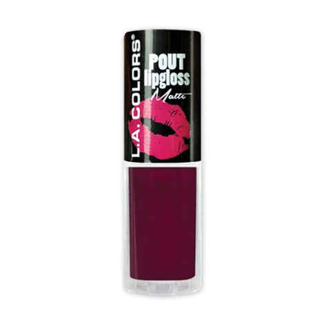 Buy L.A. Colors Pout Matte Lip Gloss - Kiss Tell 4 g - Purplle