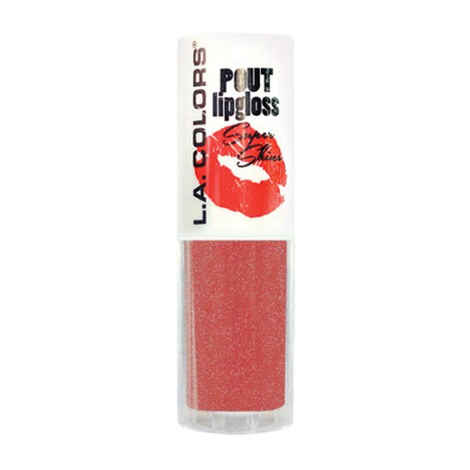Buy L.A. Colors Pout Shiny Lip Gloss - Butterfly Kiss (3.5 g) - Purplle