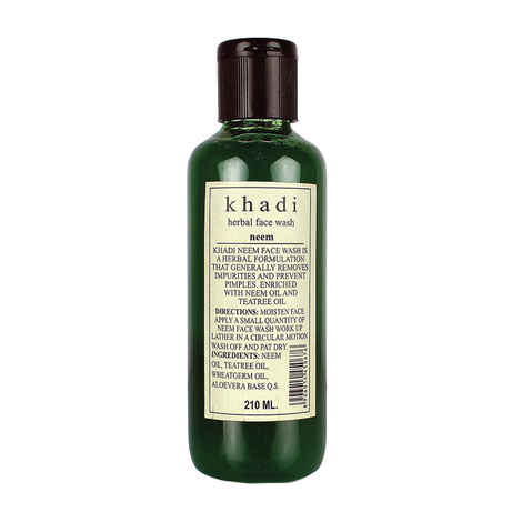 Buy Khadi NeemFace Wash 210 ml - Purplle