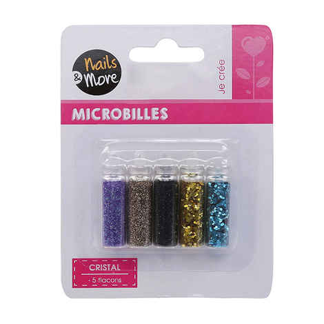 Buy Nails&More NLA-27 5 Glitter Set - Purplle