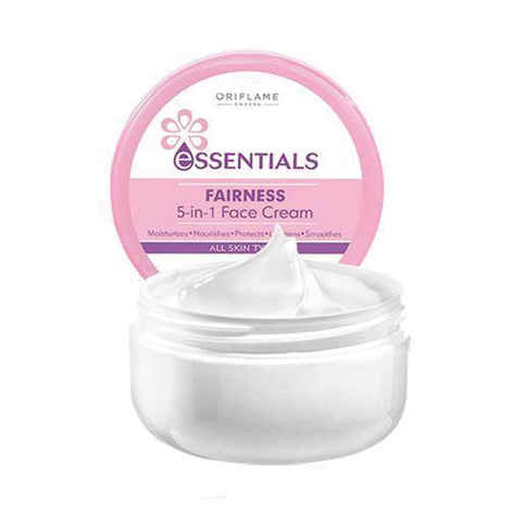 Buy Oriflame Essentials Fairness 5 In 1 Face Cream (75 g) - Purplle