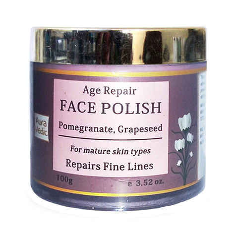 Buy Auravedic Age Repair Face Polish Firms & Rejuvenates (100 g) - Purplle