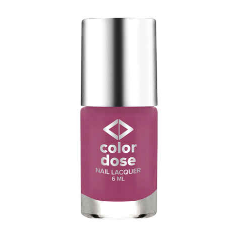 Buy Color Dose Matt D Mauve 52 Nail Polish - Purplle