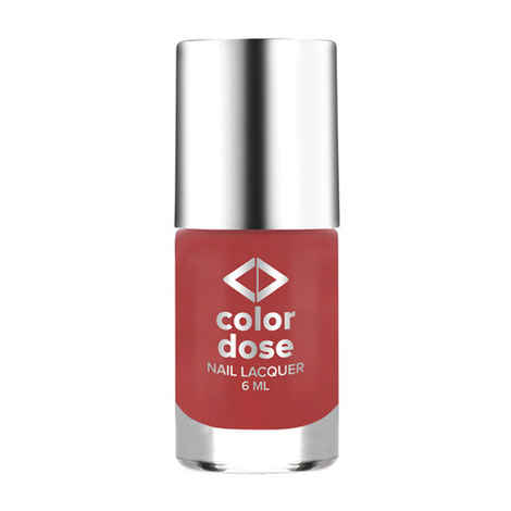 Buy Color Dose Matt Peach Pink 17 Nail Polish - Purplle