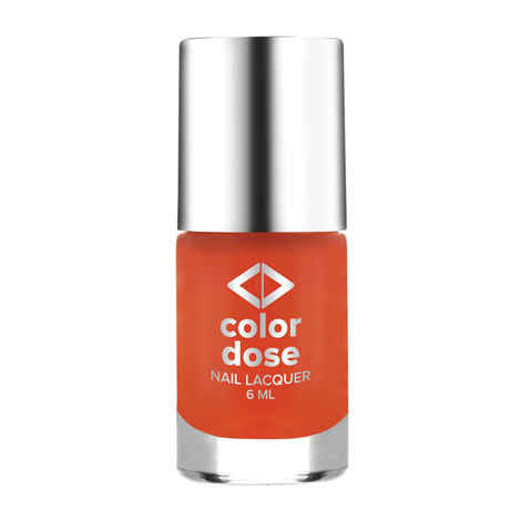 Buy Color Dose Matt Peachy Nail Polish - Purplle