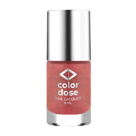 Buy Color Dose Matt Red Brick 44 Nail Polish - Purplle