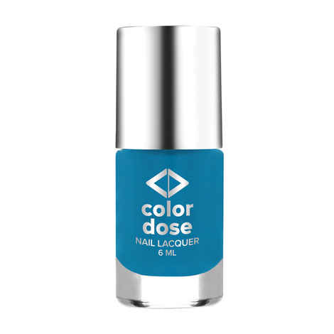 Buy Color Dose Pearls Fusia Blue 11 Nail Polish - Purplle