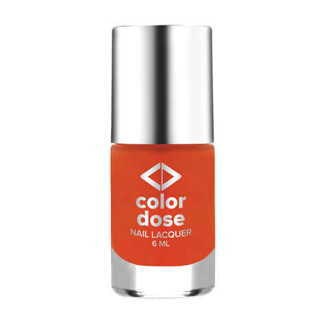 Buy Color Dose Pearls Orange Gold 12 Nail Polish - Purplle