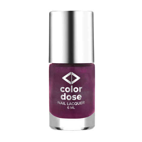 Buy Color Dose Pearls Purple Inside 61 Nail Polish - Purplle