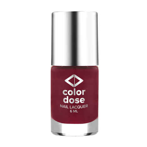 Buy Color Dose Pearls Red Wine 63 Nail Polish - Purplle