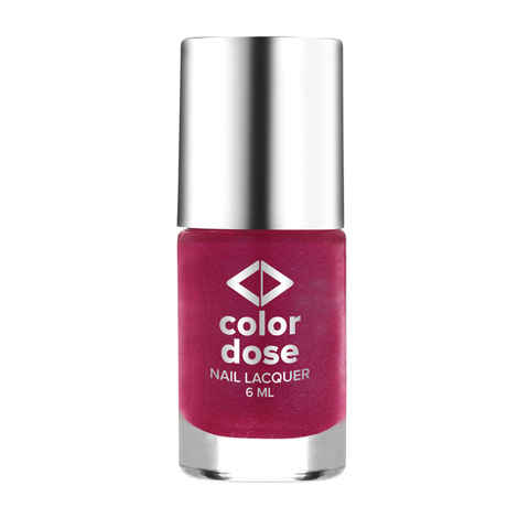 Buy Color Dose Pearls Shining Magenta 48 Nail Polish - Purplle