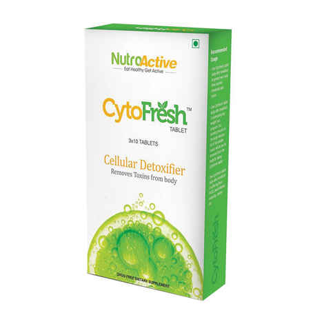 Buy Nutroactive Cytofresh Tablet Antioxidant, Natural Detoxifier 30 Tablets - Purplle