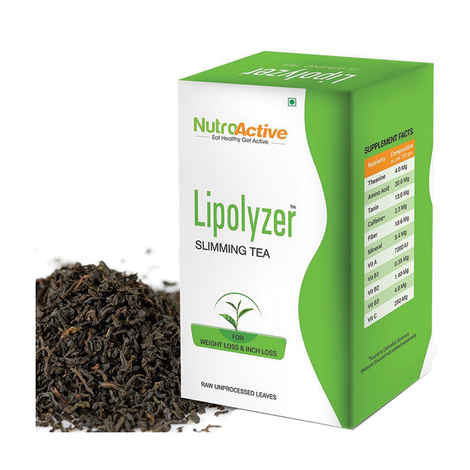 Buy Nutroactive Lipolyzer Slimming Tea (100 g) For Weight Loss - Purplle