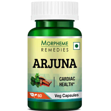 Morpheme Terminalia Arjuna 500mg Extract 60 Veg Caps