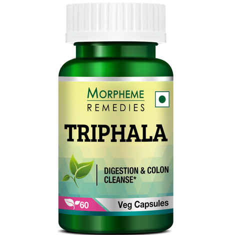 Buy Morpheme Triphala 500mg Extract 60 Veg Caps - Purplle