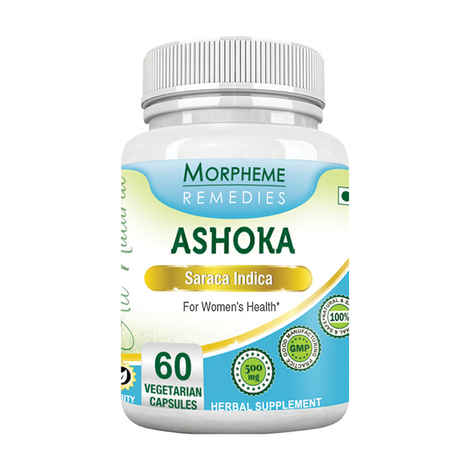 Buy Morpheme Ashoka Caps - 500mg Extract - 60 Veg Caps - Purplle