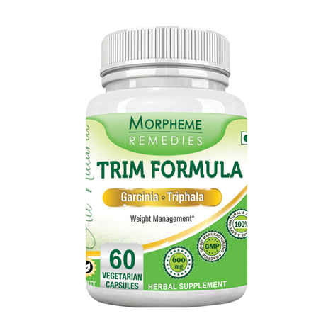 Buy Morpheme Trim Formula (Garcinia) 600mg Extract 60 Veg Caps - Purplle