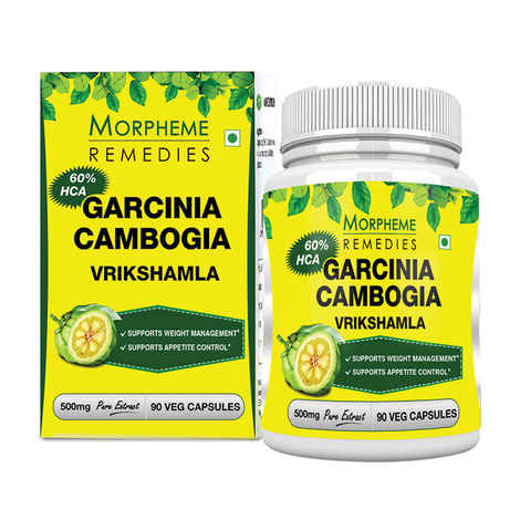Buy Morpheme Garcinia 500mg Extract 90 Veg Caps - Purplle