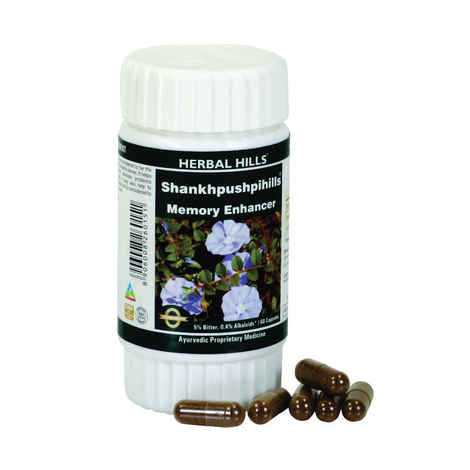 Buy Herbal Hills Shankhpushpihills 60 Capsule - Purplle