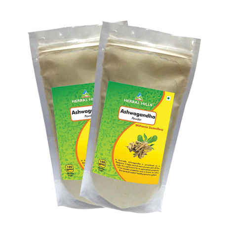 Buy Herbal Hills Ashwagandha Powder - 100 Gms Powder - Purplle