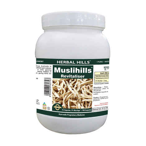 Buy Herbal Hills Muslihills - Value Pack 700 Capsule - Purplle