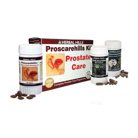 Buy Herbal Hills Proscarehills Kit (Proscarehills, Gokshurhills, Punarnavahills) - Purplle