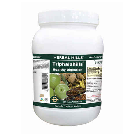 Buy Herbal Hills Triphalahills - Value Pack 700 Tablets - Purplle