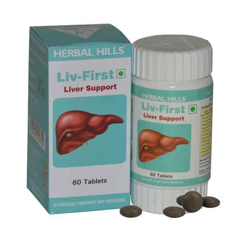 Buy Herbal Hills Liv First 60 Tab - Purplle