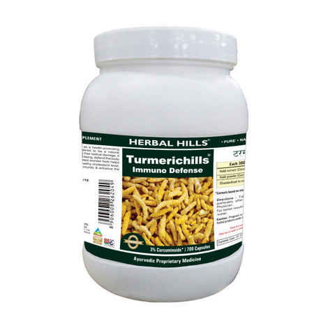 Buy Herbal Hills Turmerichills - Value Pack 700 Capsule - Purplle