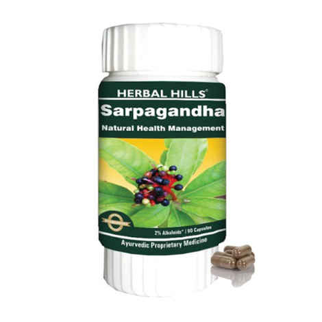 Buy Herbal Hills Sarpagandha - 60 Capsule - Purplle