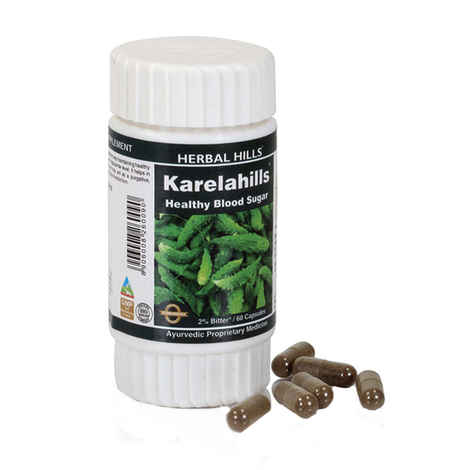 Buy Herbal Hills Karelahills 60 cap - Purplle
