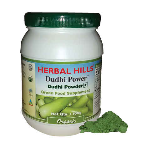 Buy Herbal Hills Dudhi Power ( Bottle Gourd) 100 Gm Powder (Buy 1 Get 1 Free) - Purplle