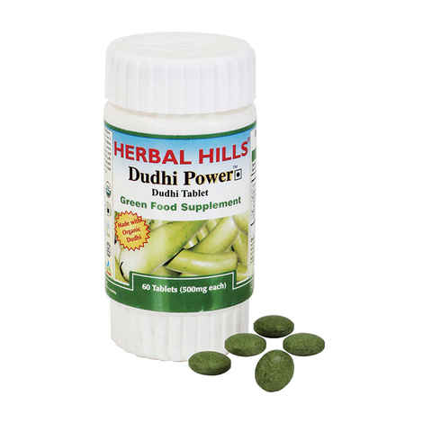 Buy Herbal Hills Dudhi Power ( Bottle Gourd) 60 Tablets (Buy 1 Get 1 Free) - Purplle