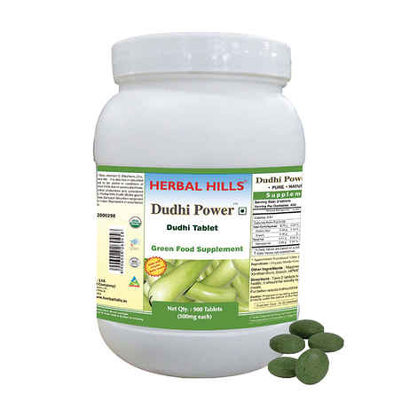 Buy Herbal Hills Dudhi Power - Value Pack 900 Tablet - Purplle