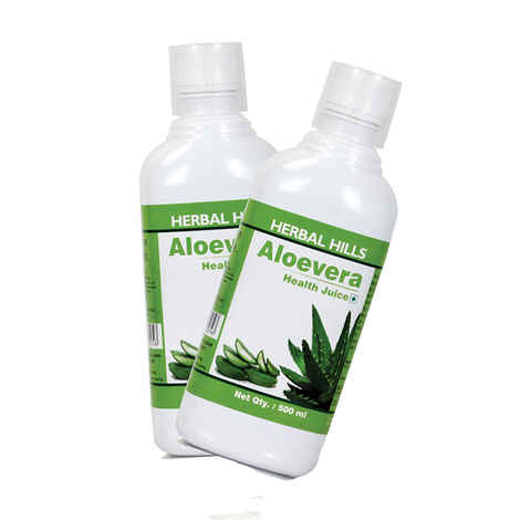Buy Herbal Hills Aloe Vera Juice (Combo) - Purplle