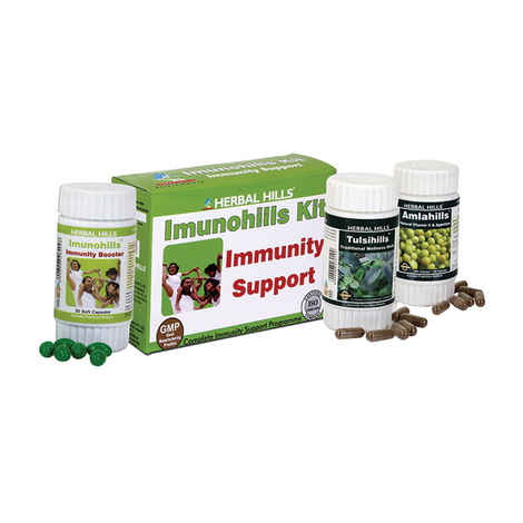 Buy Herbal Hills Imunohills Kit (Imunohills,Tulsihills,Wheat-O-Power) - Purplle