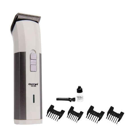 Buy Gemei GM-668 Rechargeable Hair Clipper with Replaceable Rechargeable Battries - Purplle