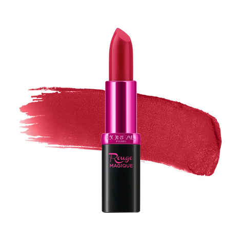 Buy L'Oreal Paris Rouge Magique Creme Matte Lipstick 911 Scarlet Deja vu (3.9 g) - Purplle