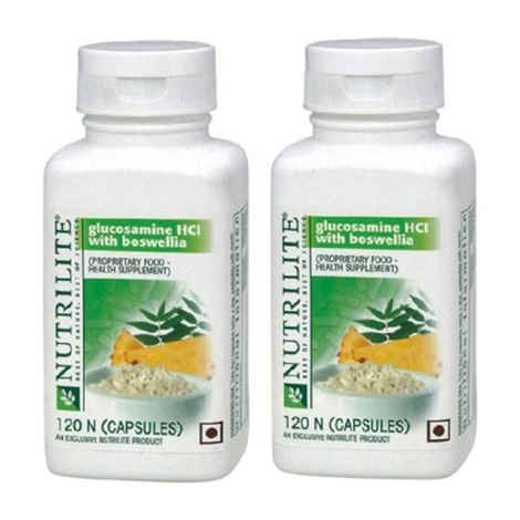 Buy Amway Nutrilite Glucosamine Hcl With Boswellia 120 Tablets Pack Of 2 - Purplle