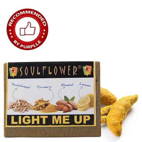 Buy Soulflower Soap Light Me Up (150 g) - Purplle