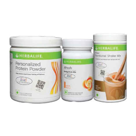 Herbalife Weight Loss Combo Dutch Chocolate Protein Powder & Afresh Peach