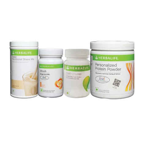 Herbalife Weight Loss Pack French Vanilla, Cell-U-Loss, Protein Powder & Peach