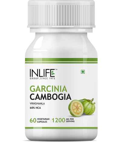 Buy Inlife Garcinia Cambogia Slim Weight Loss Fat Burner Supplement (60% HCA) 1200 mg (per serving)- 60 Veg. Capsules - Purplle