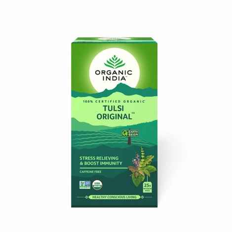 Buy Organic India Tulsi Original 25 Tea Bags - Purplle
