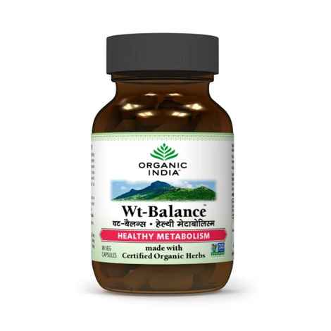 Organic India Wt-Balance 60 Capsules Bottle