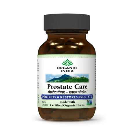 Buy Organic India Prostate Care 60 Capsules Bottle - Purplle