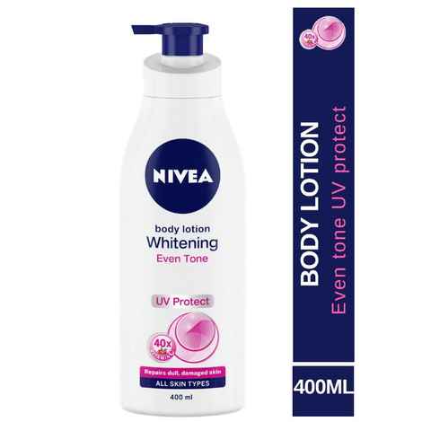 NIVEA Body Lotion, Whitening Even Tone UV Protect, For All Skin Types, 400ml