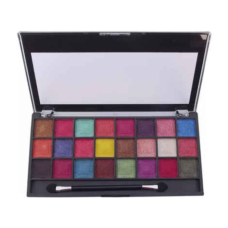 Buy Miss Rose Eye Shadow In 24 Colour Professional Makeup Beautiful & Charming (10 g) (01) - Purplle