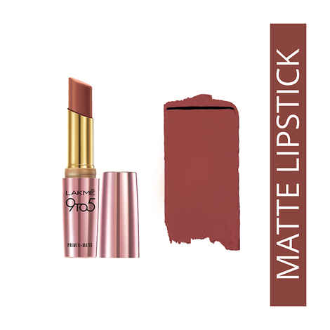 Buy Lakme 9 to 5 Primer + Matte Lipstick Color LC R3 MB 13 Caramel Cut (3.6 g) - Purplle